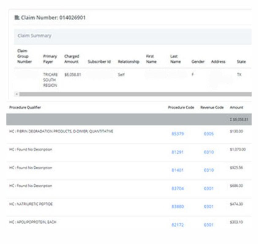 Claim Summary