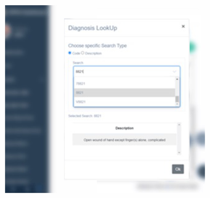 Diagnosis Search