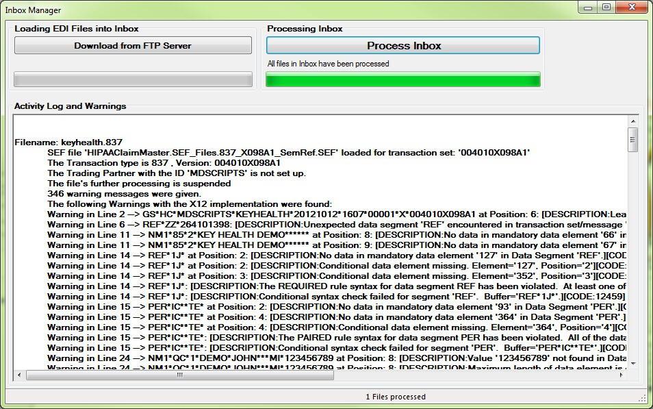 The detailed HIPAA EDI compliance check