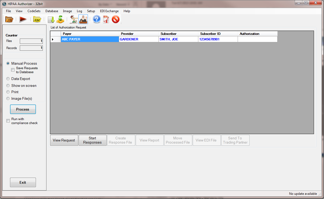 Authorizer Screen ResponseMode1